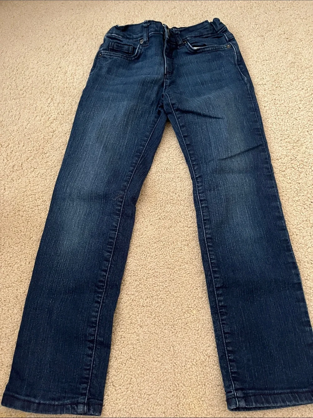 Girls' Straight Leg Jeans Duo - Dark Blue & Light Blue